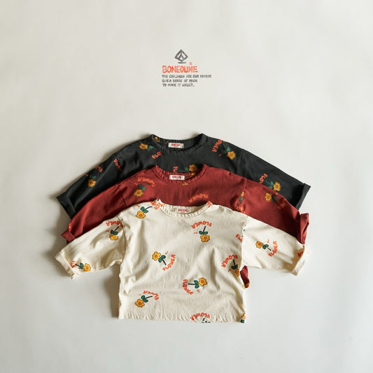 《予約》Ranging Flower Single Tee / Boneoune