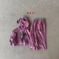 《予約》Butterfly Velour Pants / NAVI