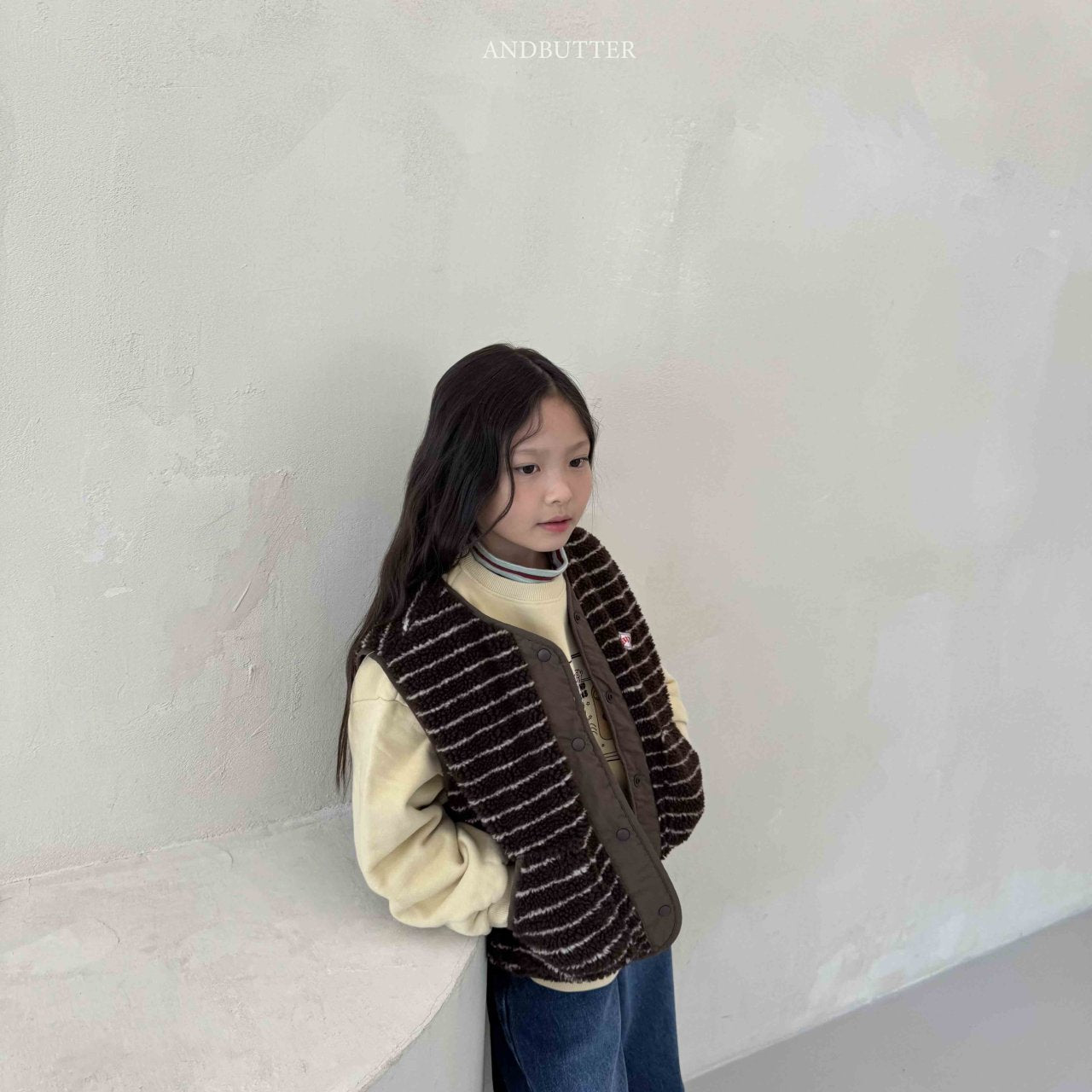 《予約》Reversible ST Dumble Vest / andbutter