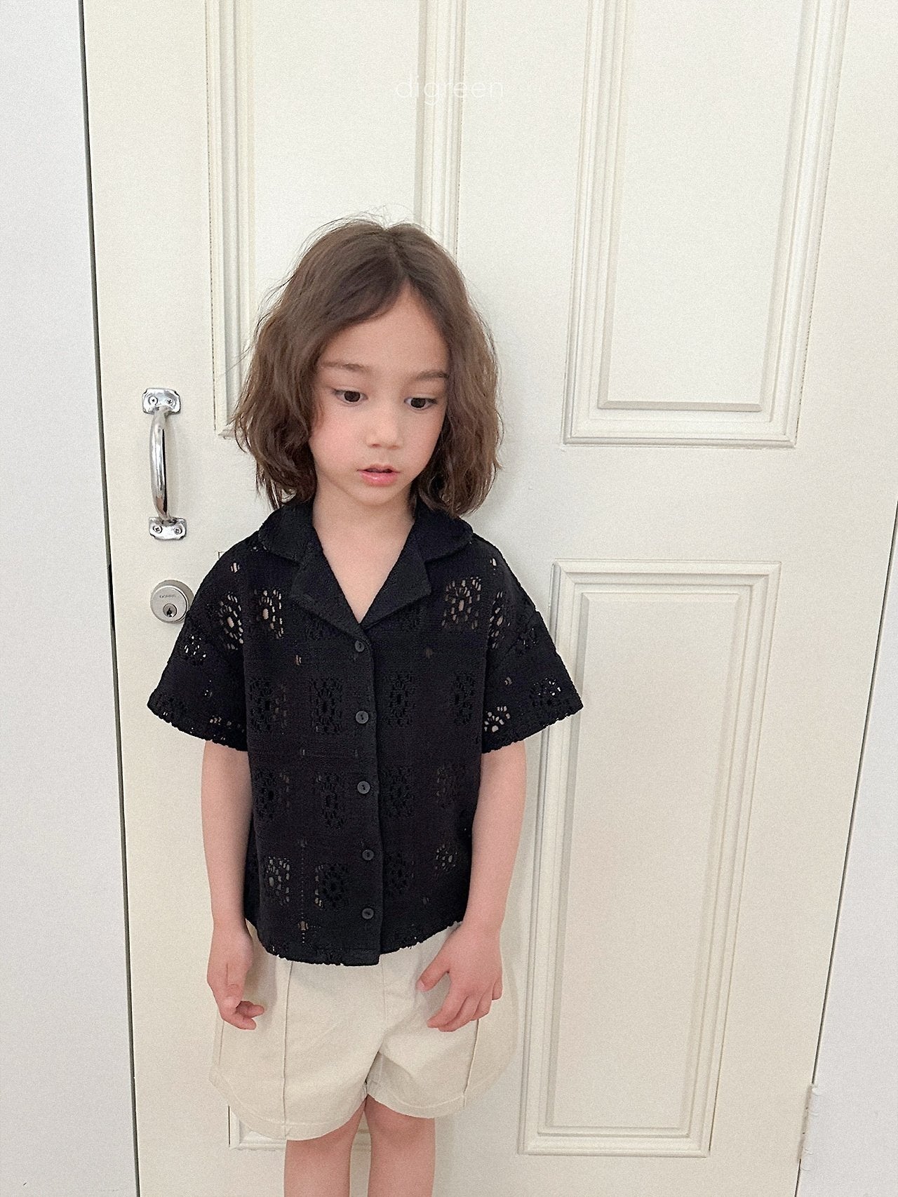 《予約》Crochet Shirt / digreen