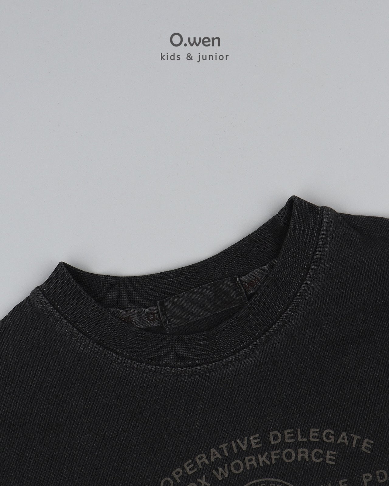 《予約》Slit Pigment Tee / O.wen (adultまで)