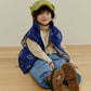 《予約》Ribbon Stripe Turtleneck Tee / NAVI