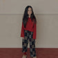 《予約》Patchwork Check Pants / GROWB