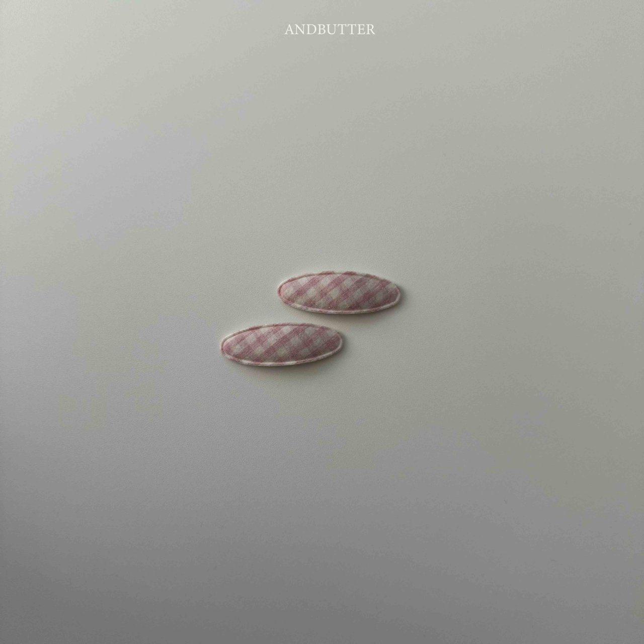 《予約》Round check pin（2set） / andbutter