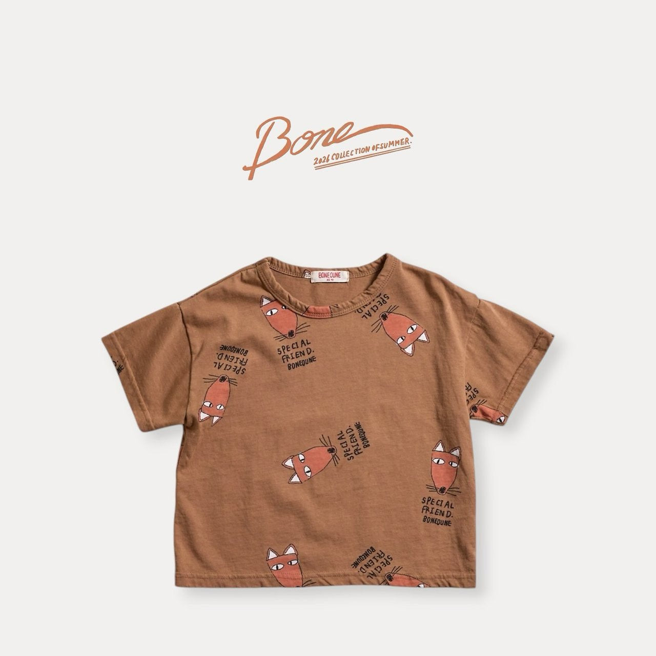 《予約》Fox T-shirt / Boneoune