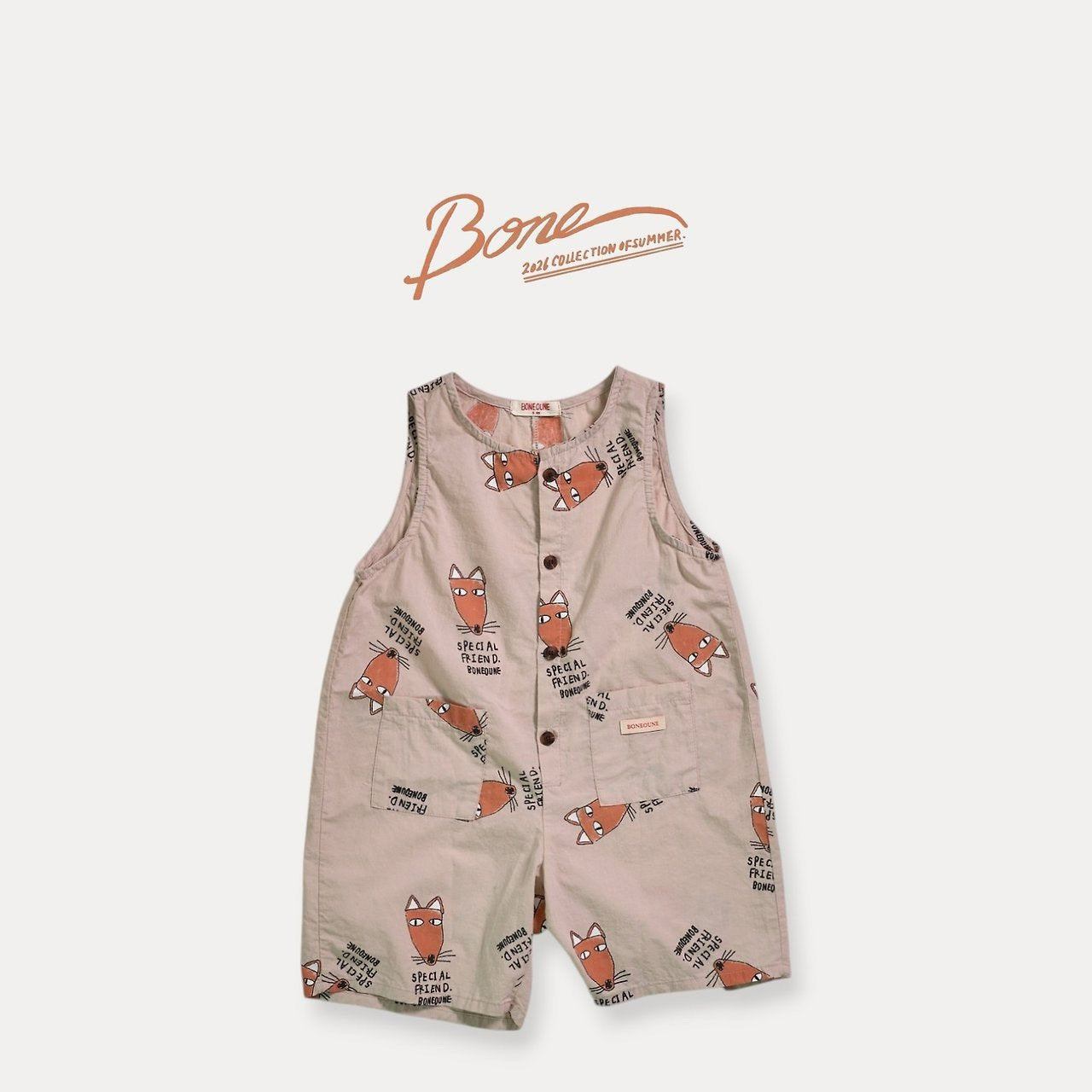 《予約》Fox Overall / Boneoune