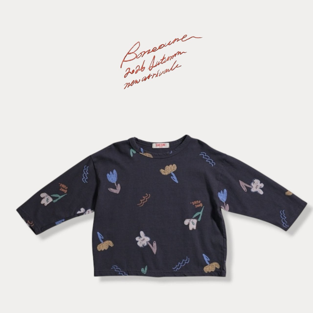 《予約》Flower Single Tee / BONEOUNE
