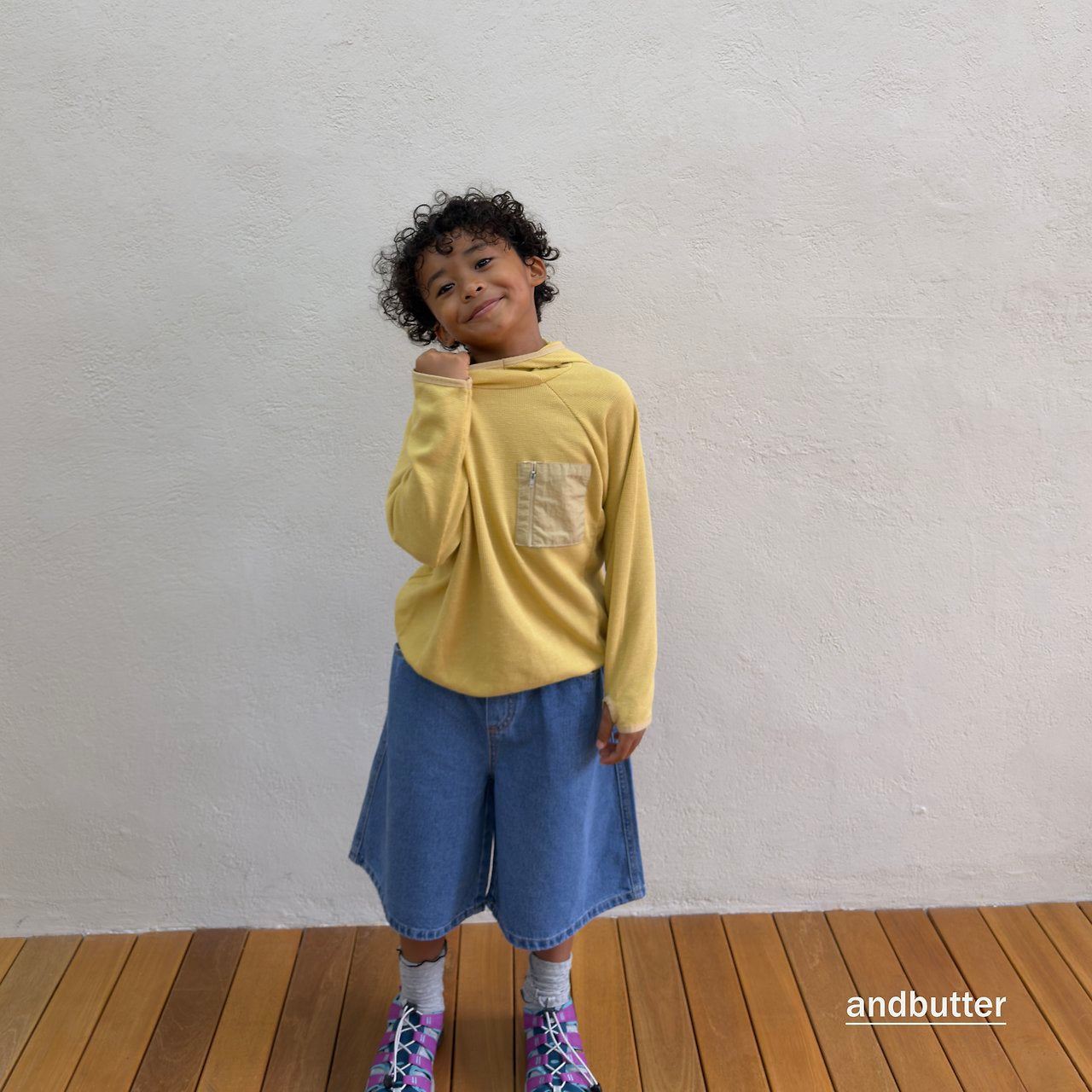 《予約》Bermuda Denim Pants / ANDBUTTER