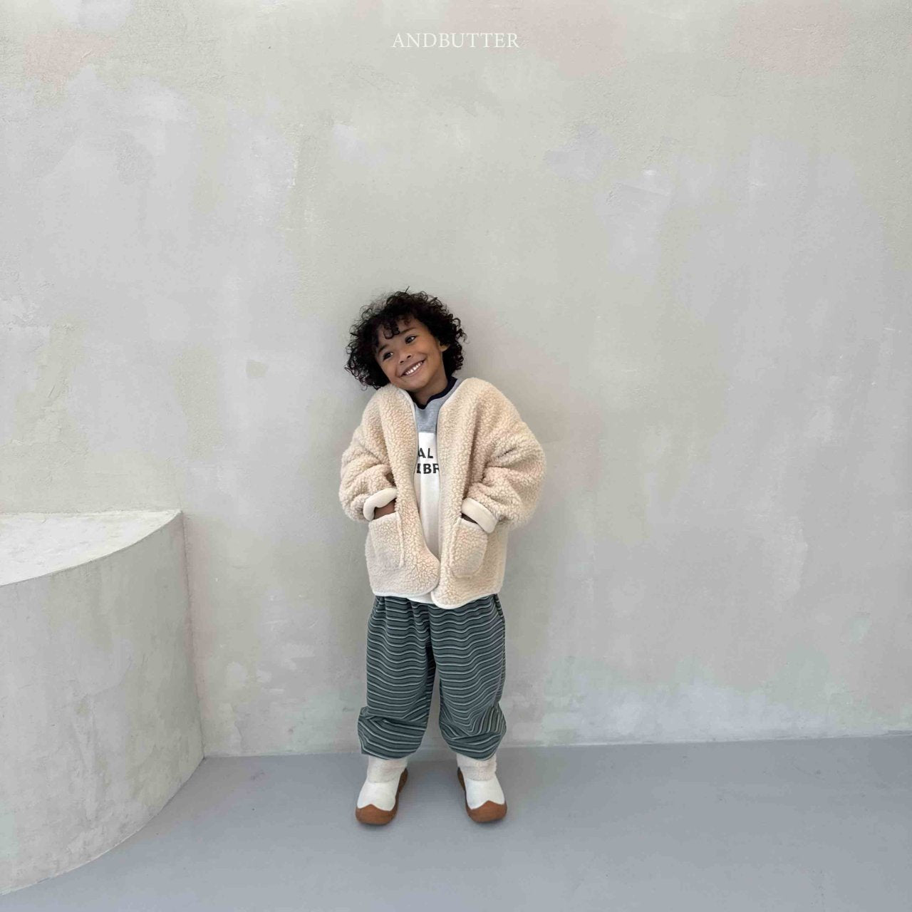 《予約》Mellow Stripe Jogger / andbutter