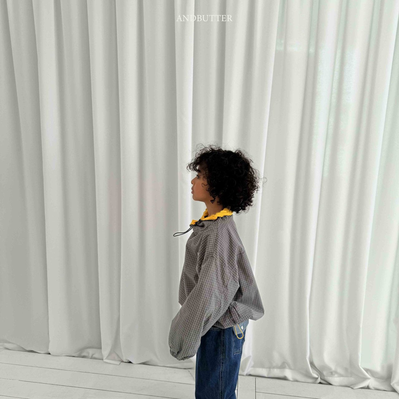 《予約》Old Check Anorak / andbutter