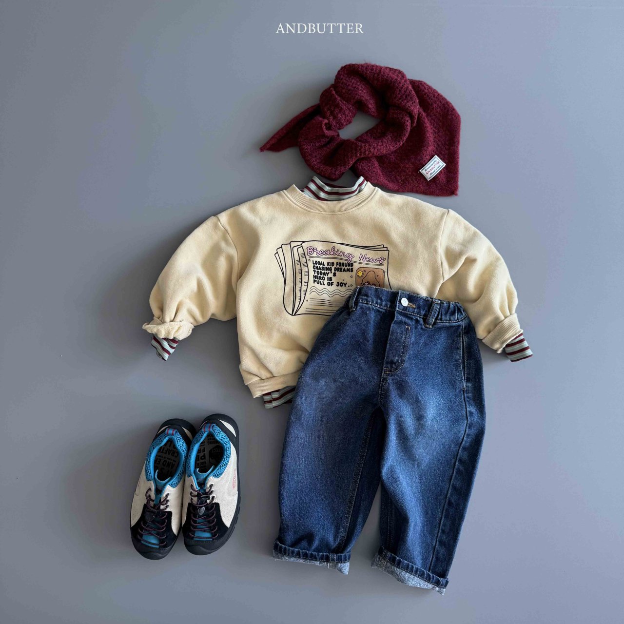 《予約》Net kerchief / andbutter