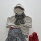 《予約》Tone-on-Tone Pocket Zip-Up Hoodie / ANDBUTTER