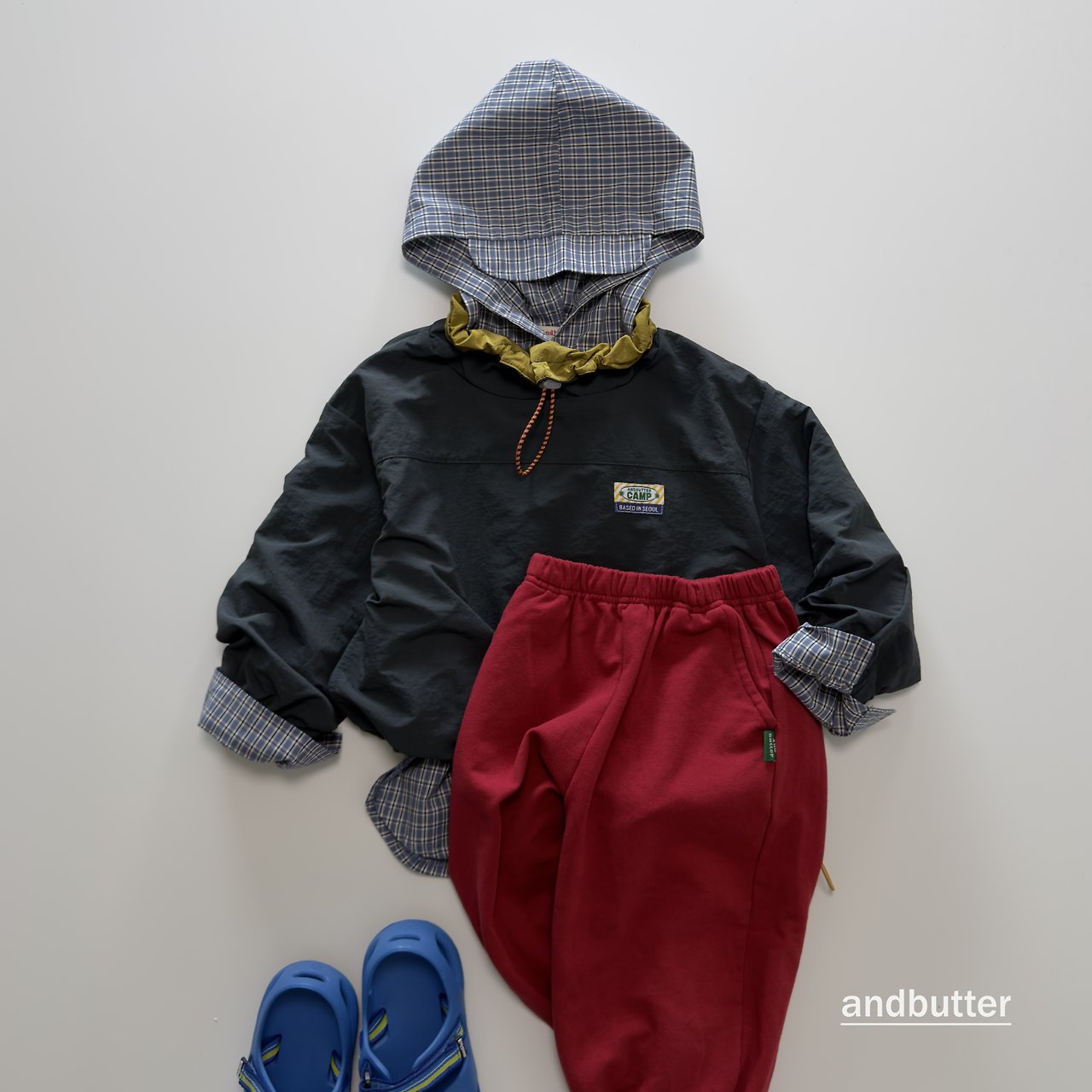 《予約》Cap Hood Shirt / ANDBUTTER