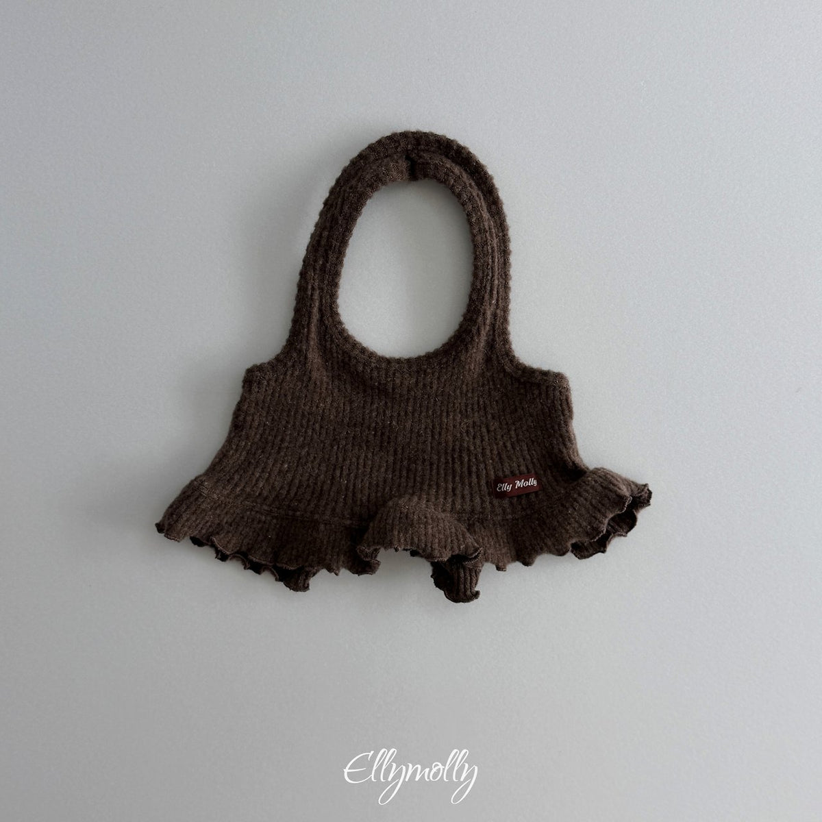 《予約》Wool Ribbed Halter Top / ELLY MOLLY