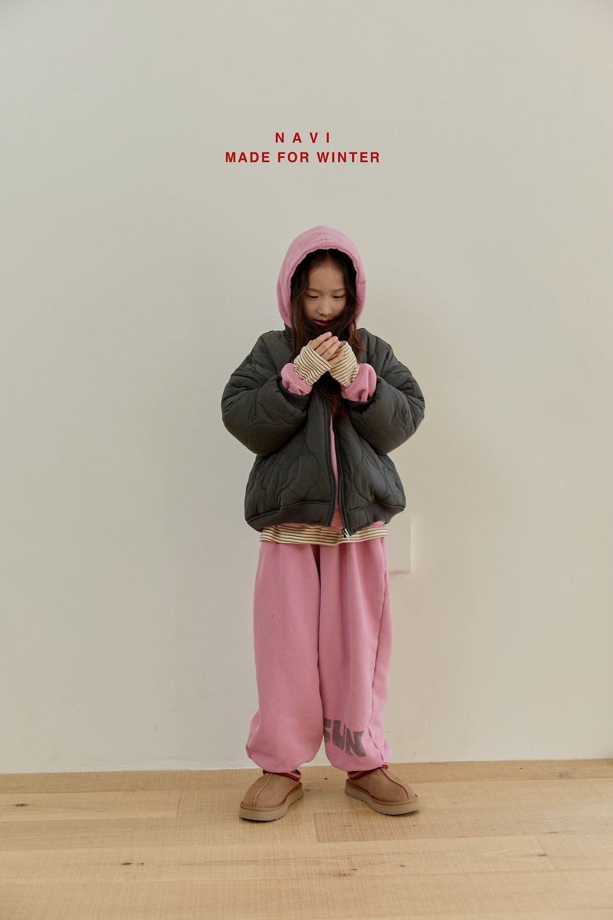 《予約》Bomber Quilted Jacket / NAVI