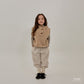 《brown M size》Brushed Spandex Half Polar