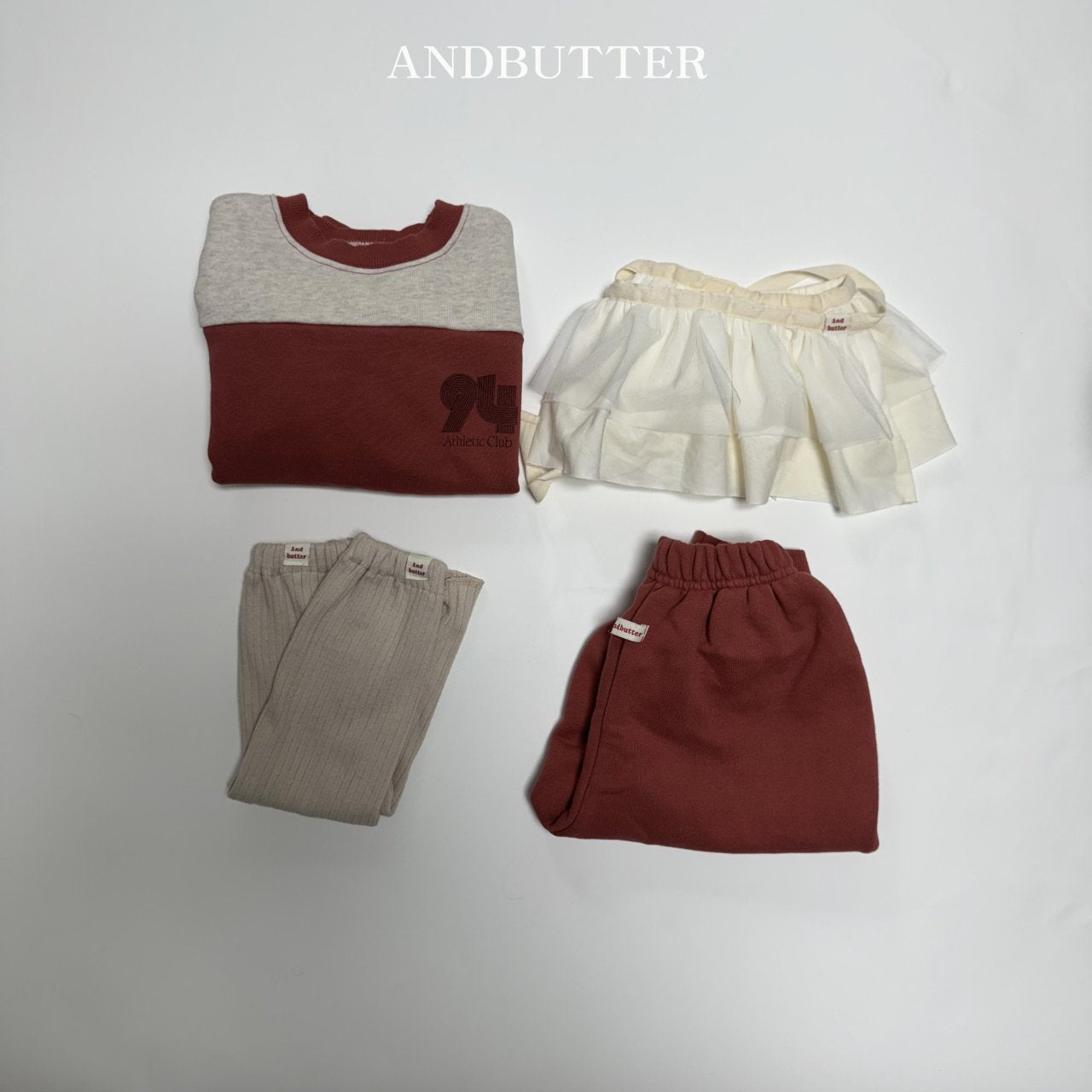 《予約》94color Man to Man / andbutter