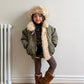 《予約》Fur Earflap Padded Hat / ELLY MOLLY