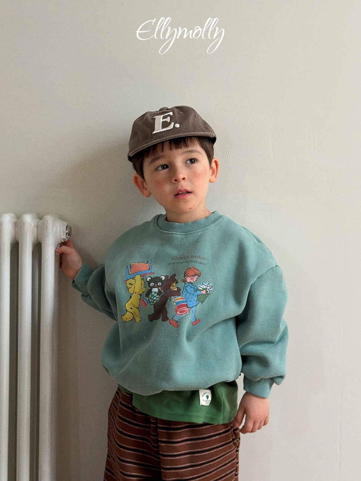 《予約》Market Friends Sweatshirt / ELLY MOLLY