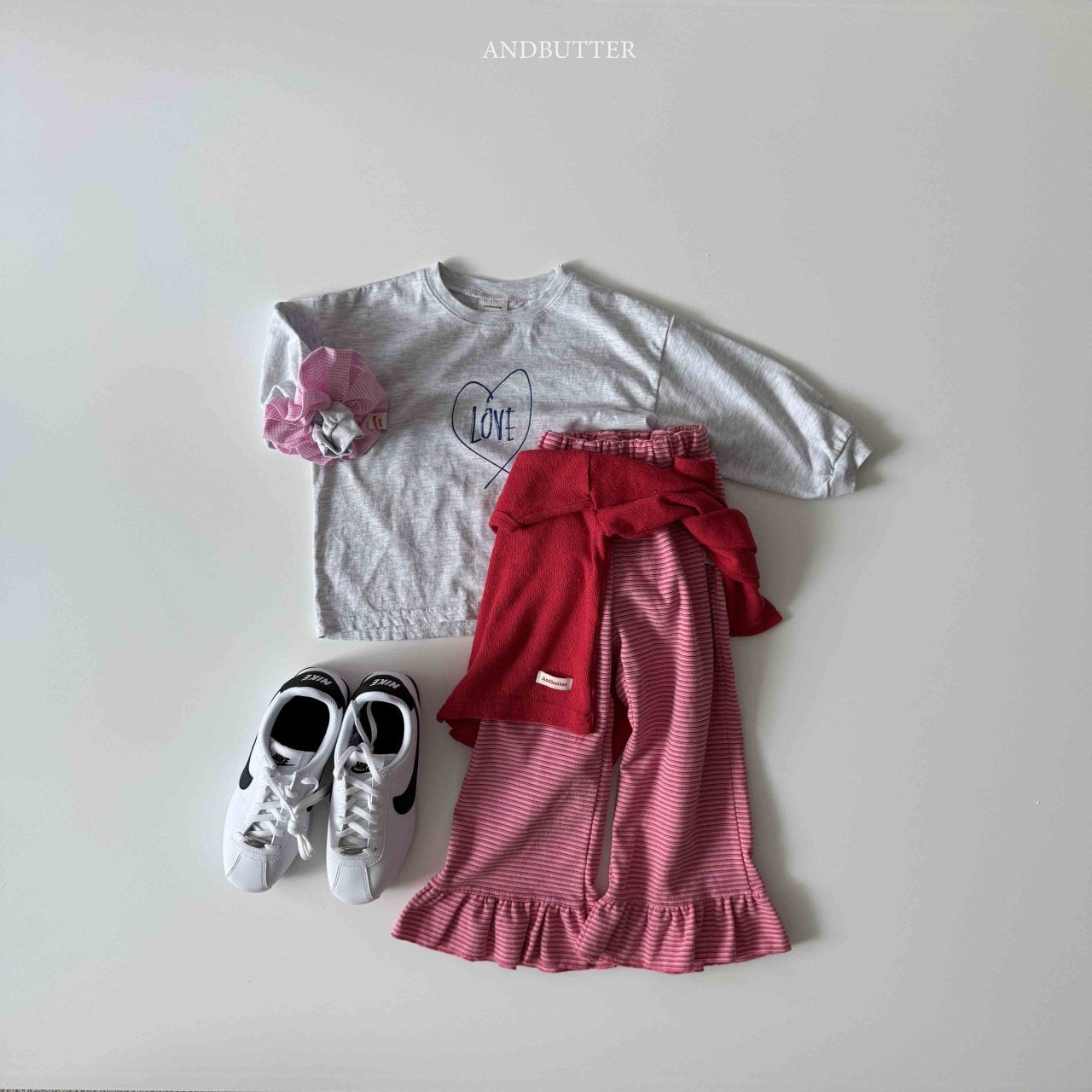 《予約》Check scrunchies / andbutter