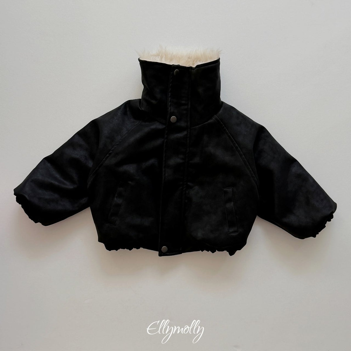 《予約》Big Collar Shearling Jacket / ELLY MOLLY