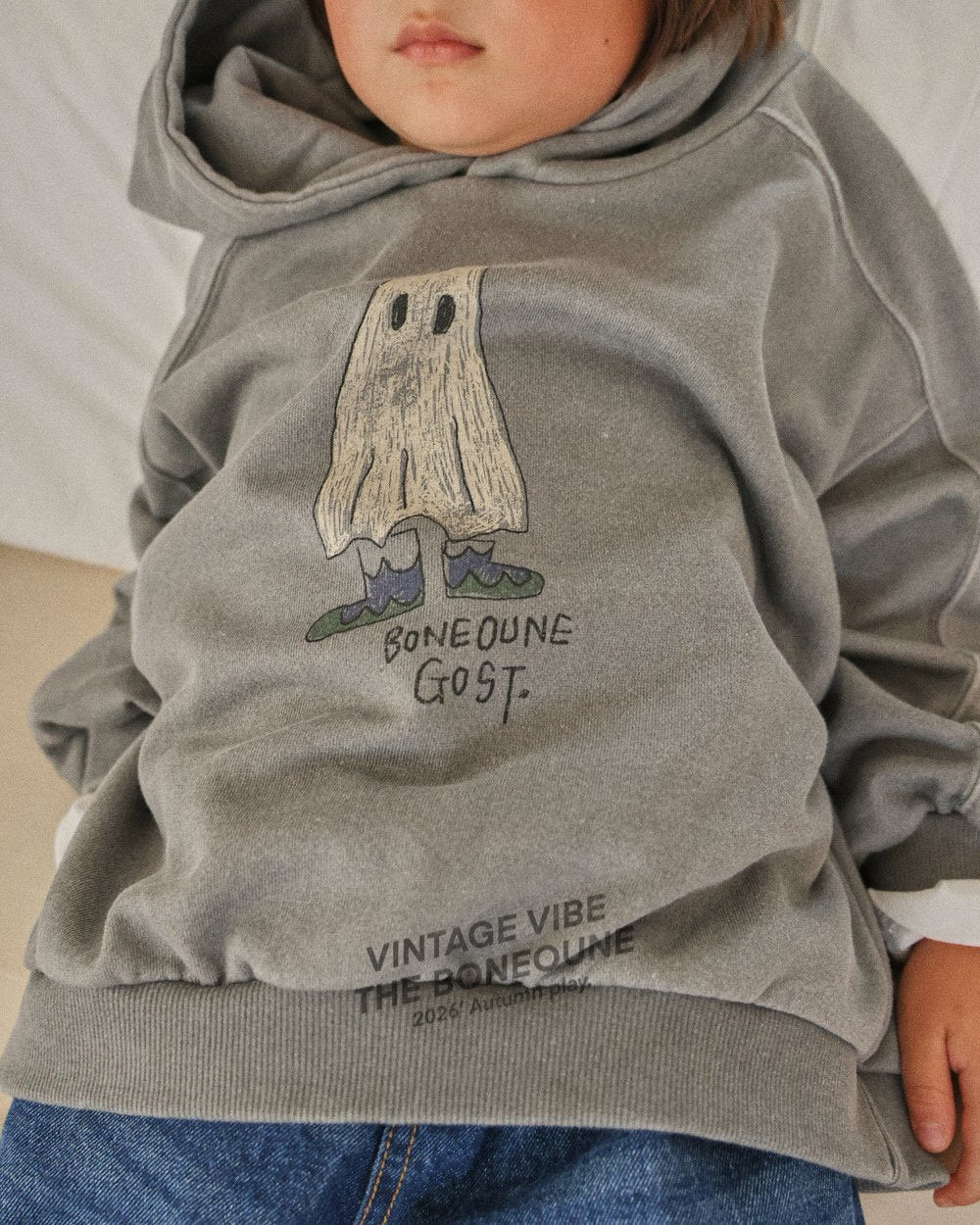 《予約》Ghost Hoodie / BONEOUNE