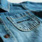 《予約》U-Pocket Denim Shirt / Boneoune