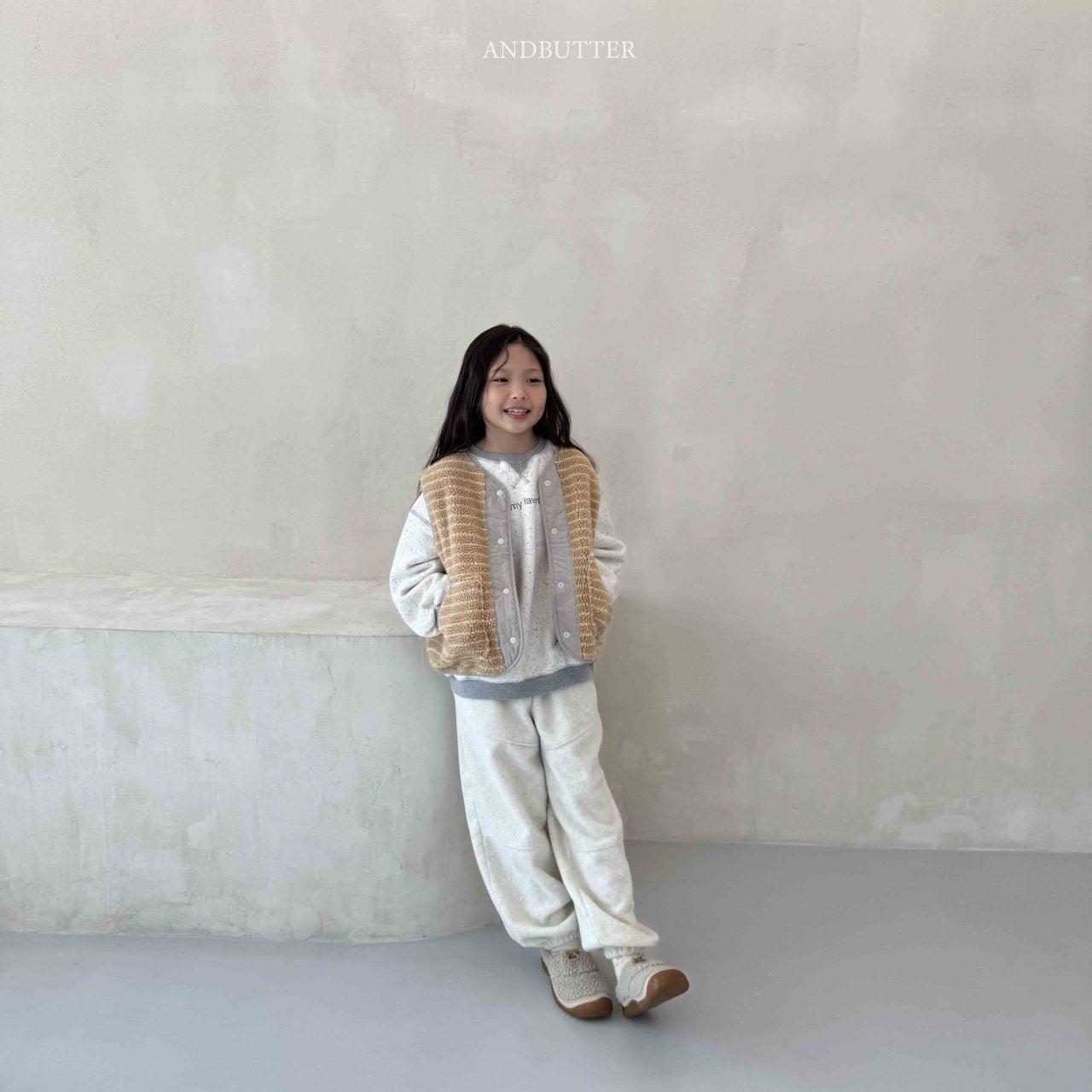 《予約》Reversible ST Dumble Vest / andbutter