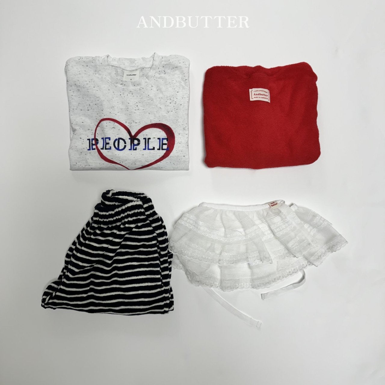 《予約》Heart People Tee / andbutter