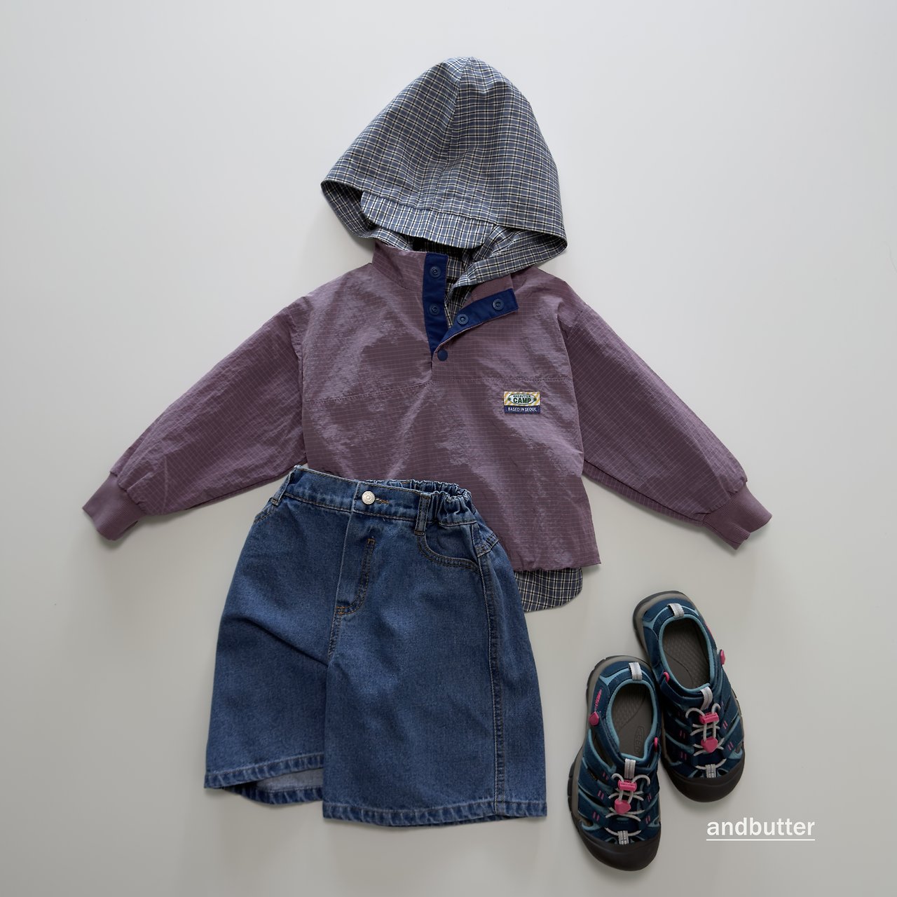 《予約》Cap Hood Shirt / ANDBUTTER