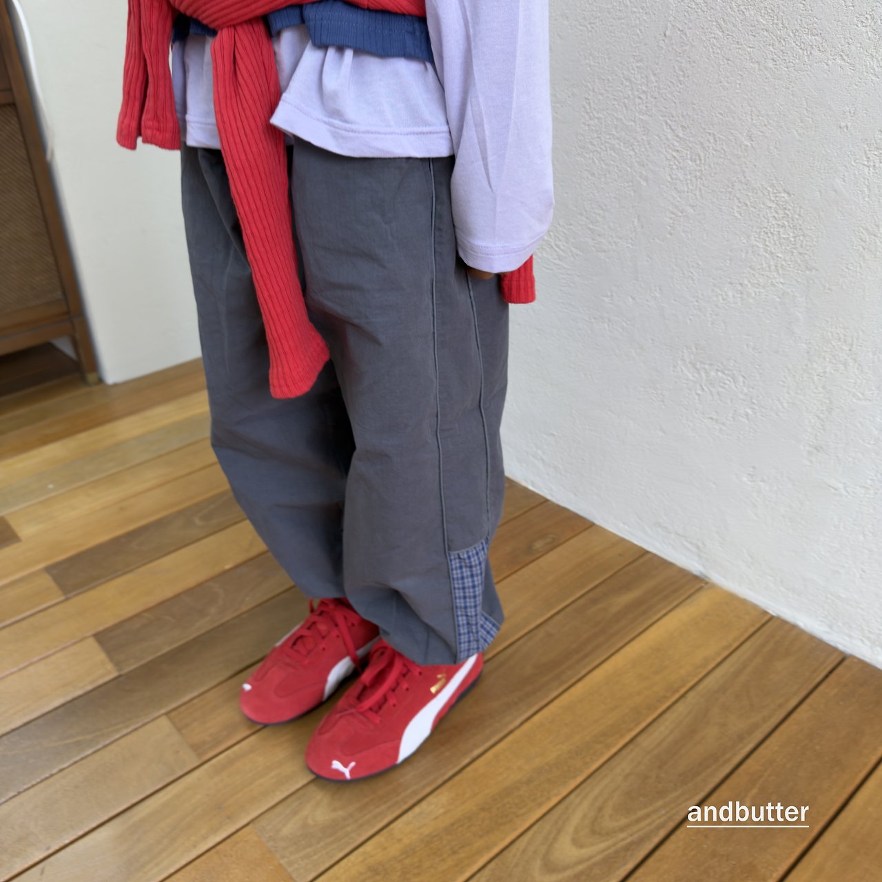 《予約》Side Line Jogger Pants / ANDBUTTER