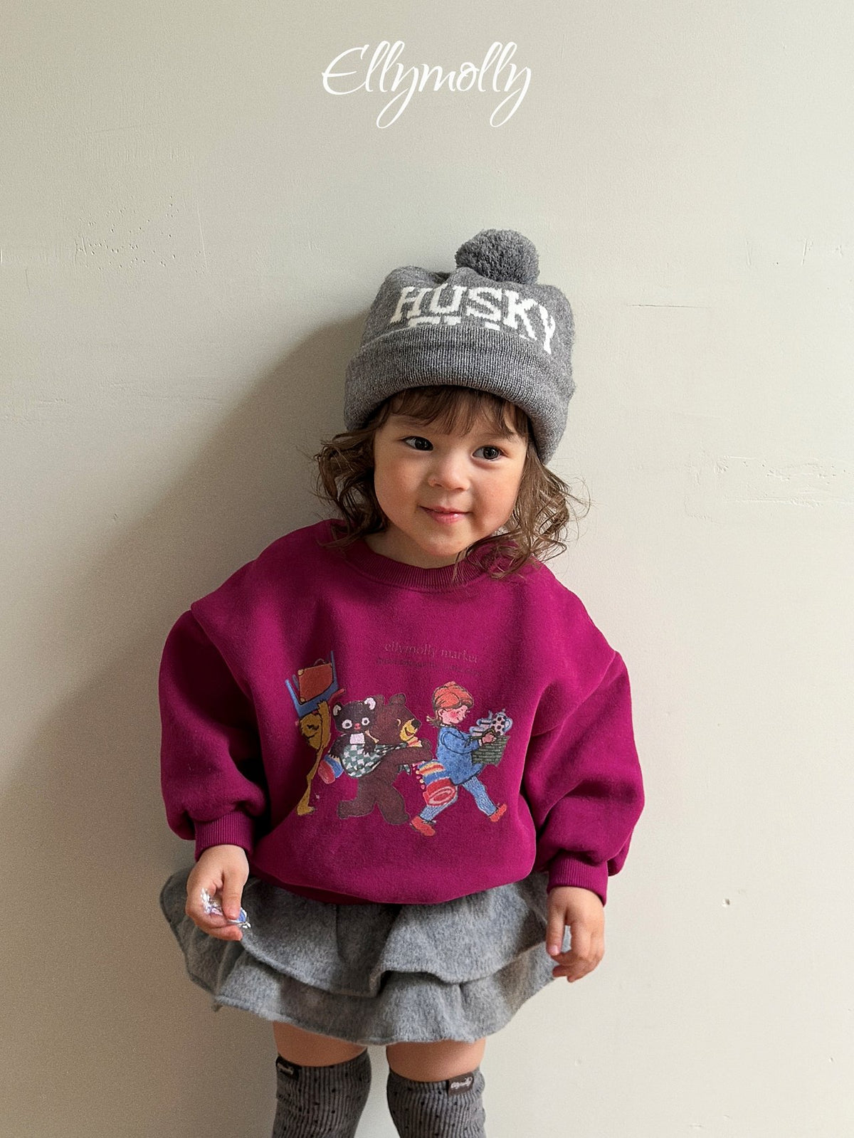 《予約》Market Friends Sweatshirt / ELLY MOLLY