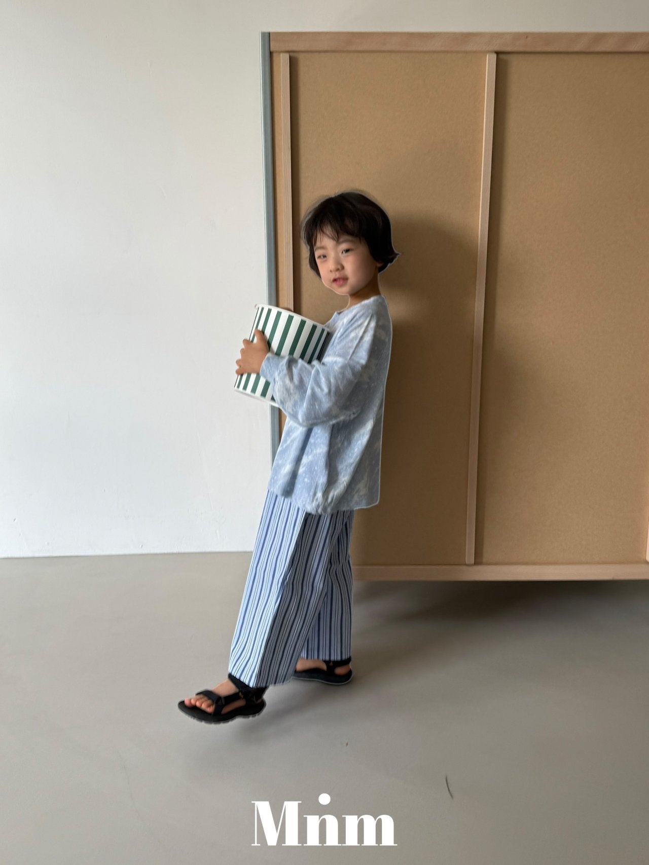 《予約》Combi Stripe Pants / MINIMAL