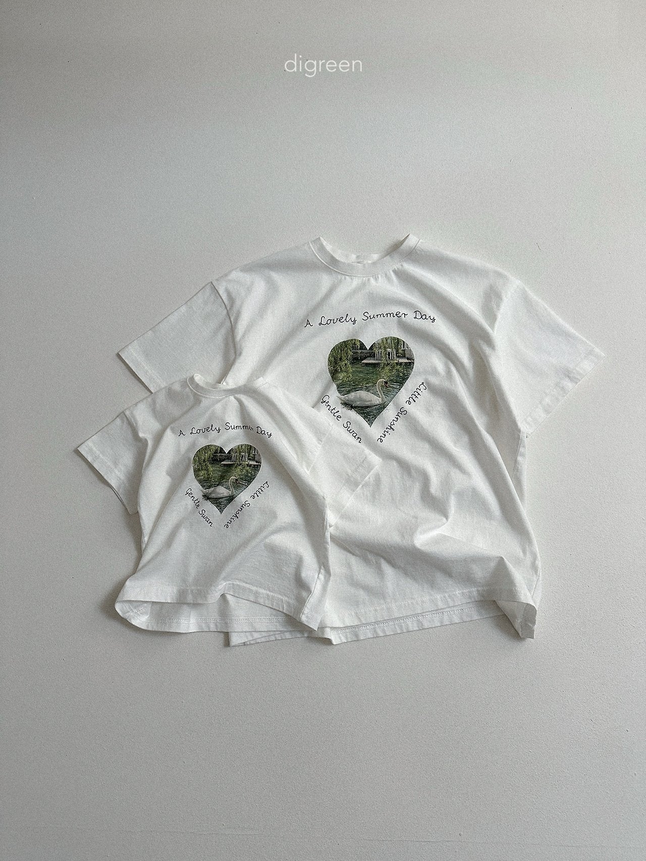 《予約》Pure Swan Tee / digreen (mom)
