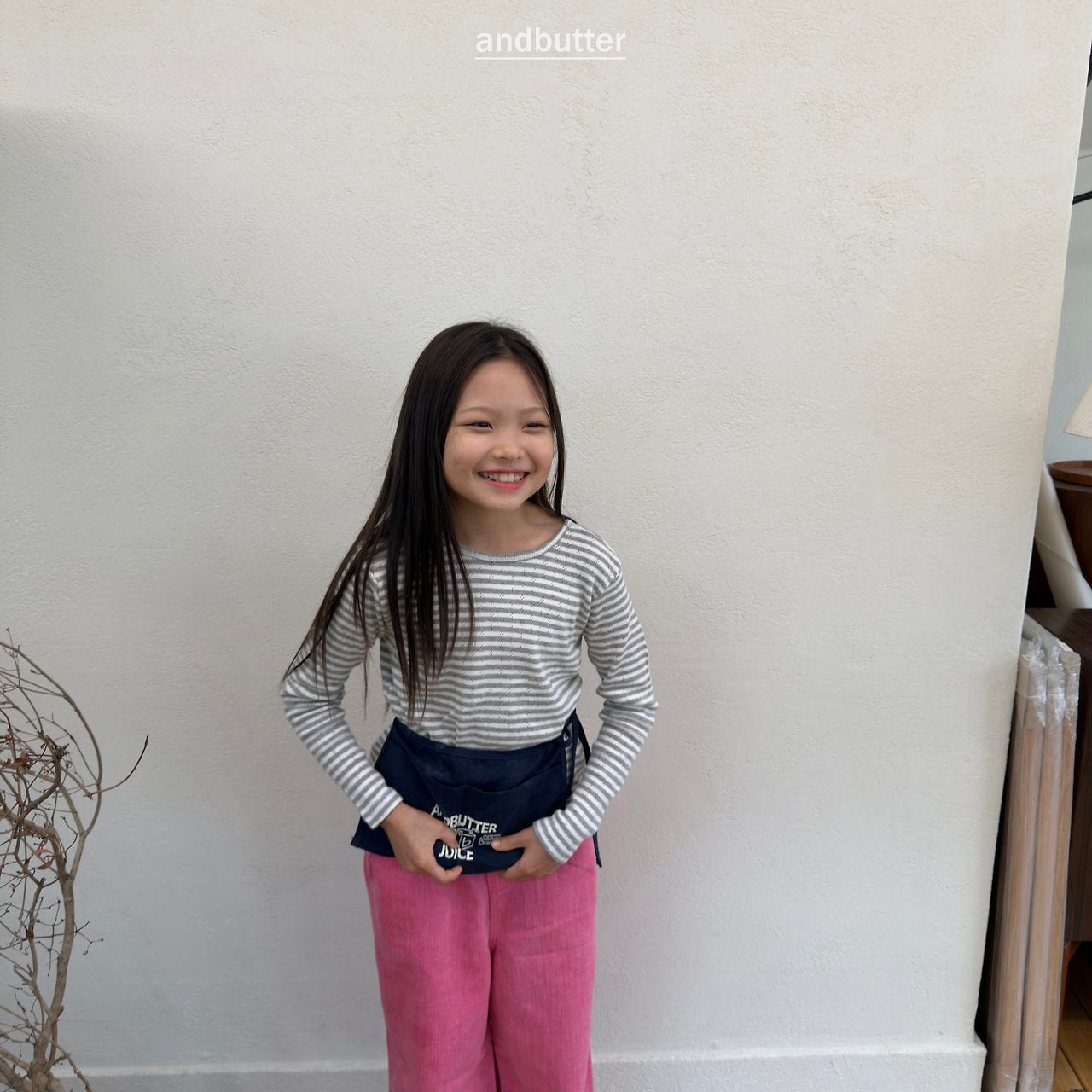《予約》Tommy Point T-Shirt / ANDBUTTER