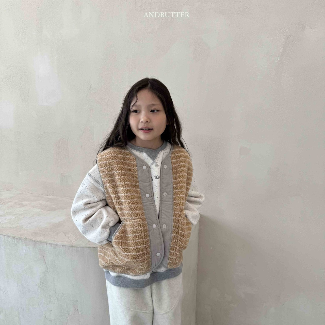 《予約》Reversible ST Dumble Vest / andbutter