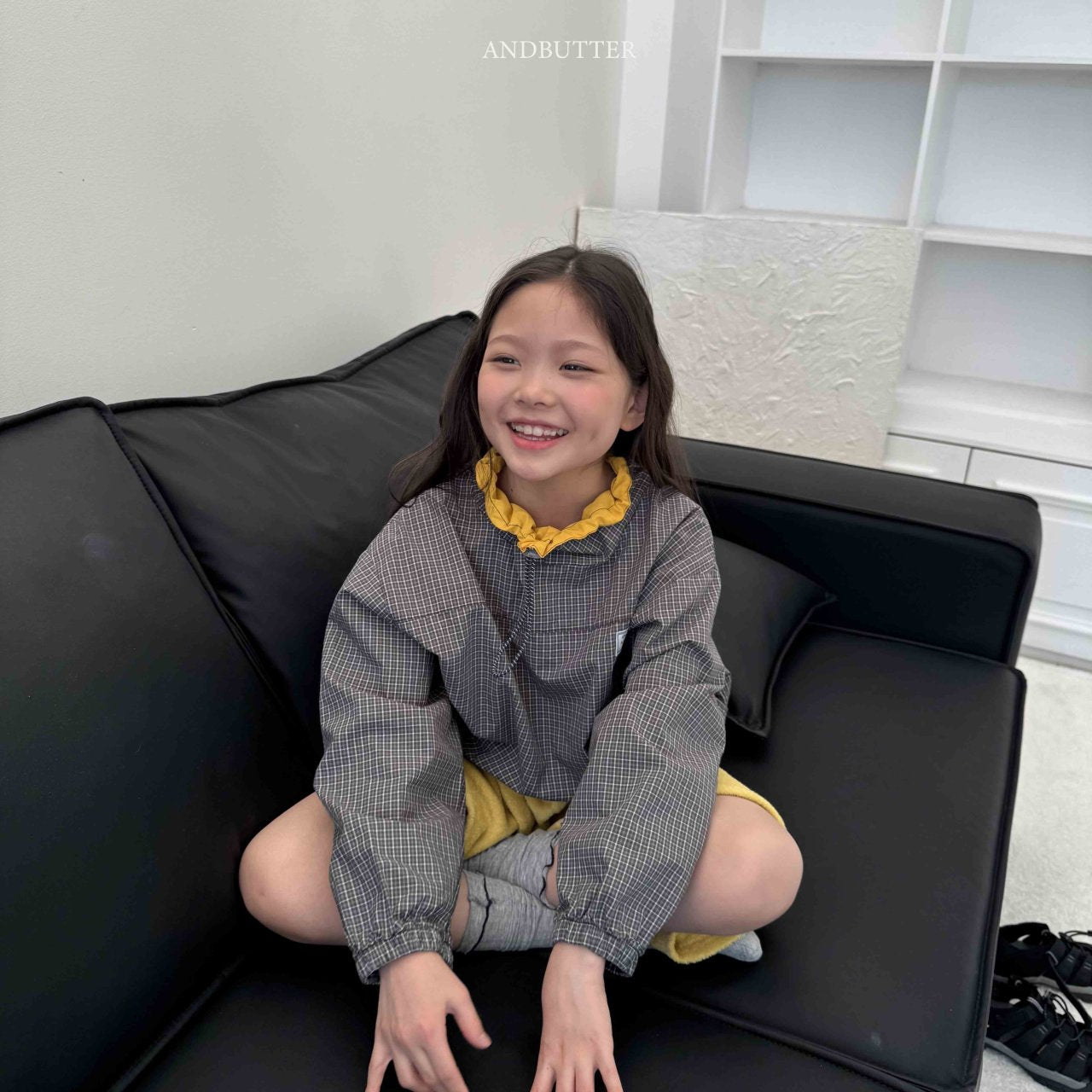 《予約》Old Check Anorak / andbutter