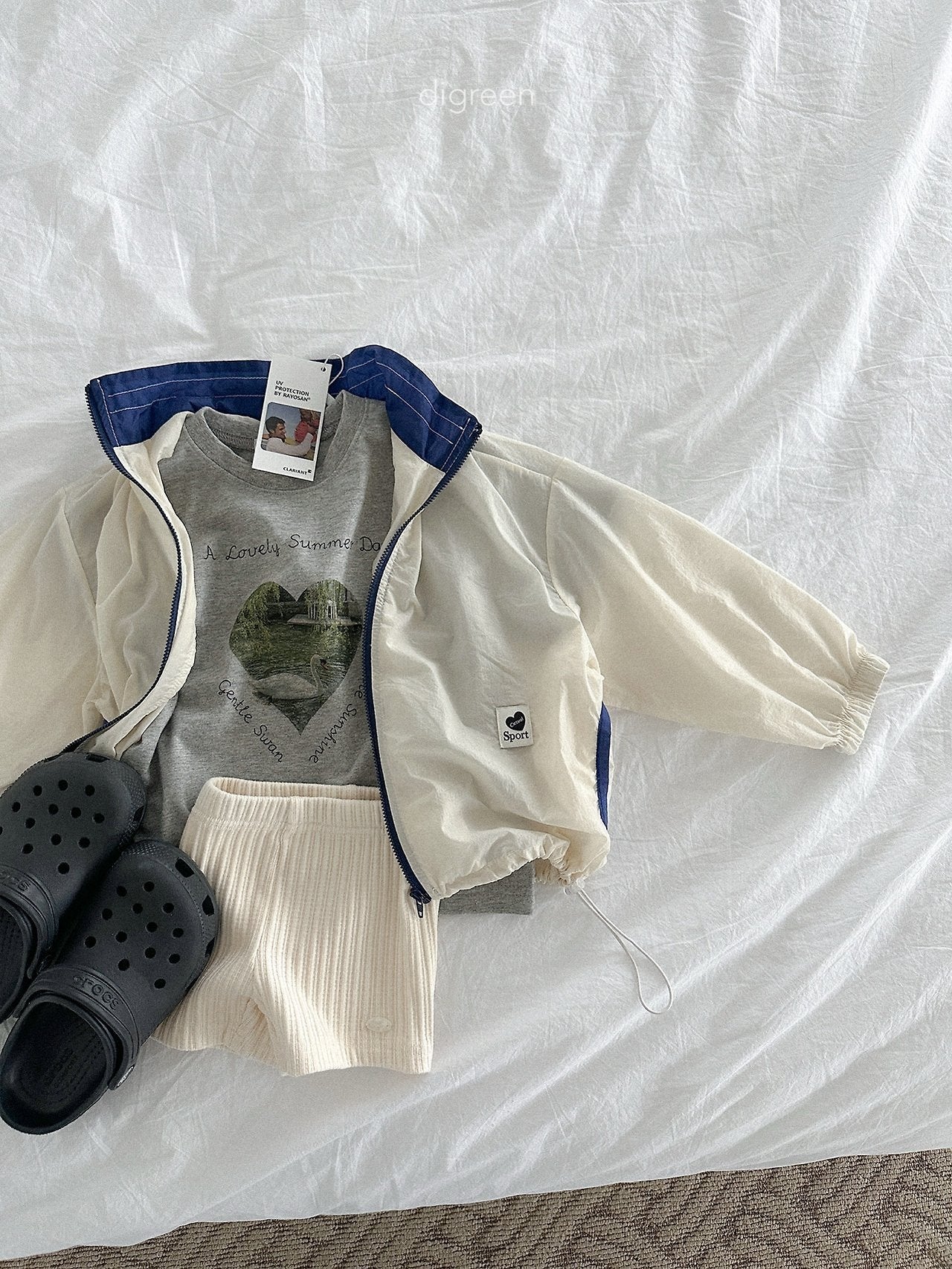 《予約》Pure Swan Tee (kids) / digreen