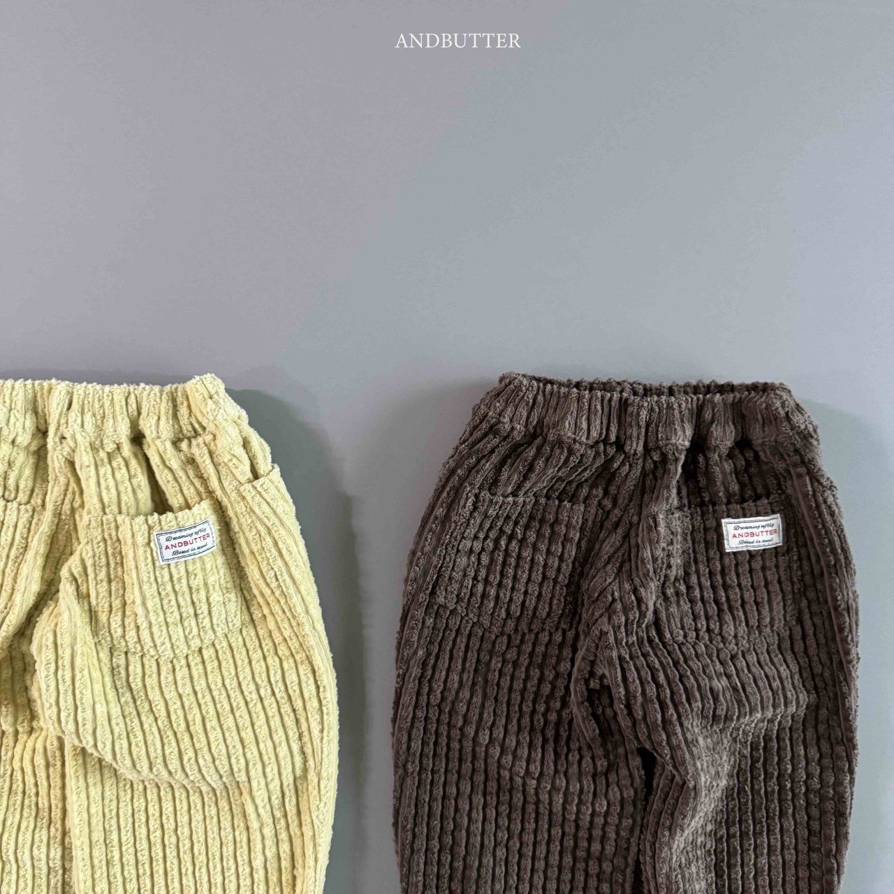 《予約》Puffy Corduroy Pants / andbutter