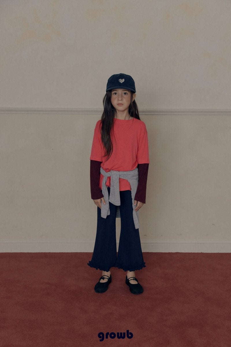 《予約》Siron Frill Rib Pants / GROWB
