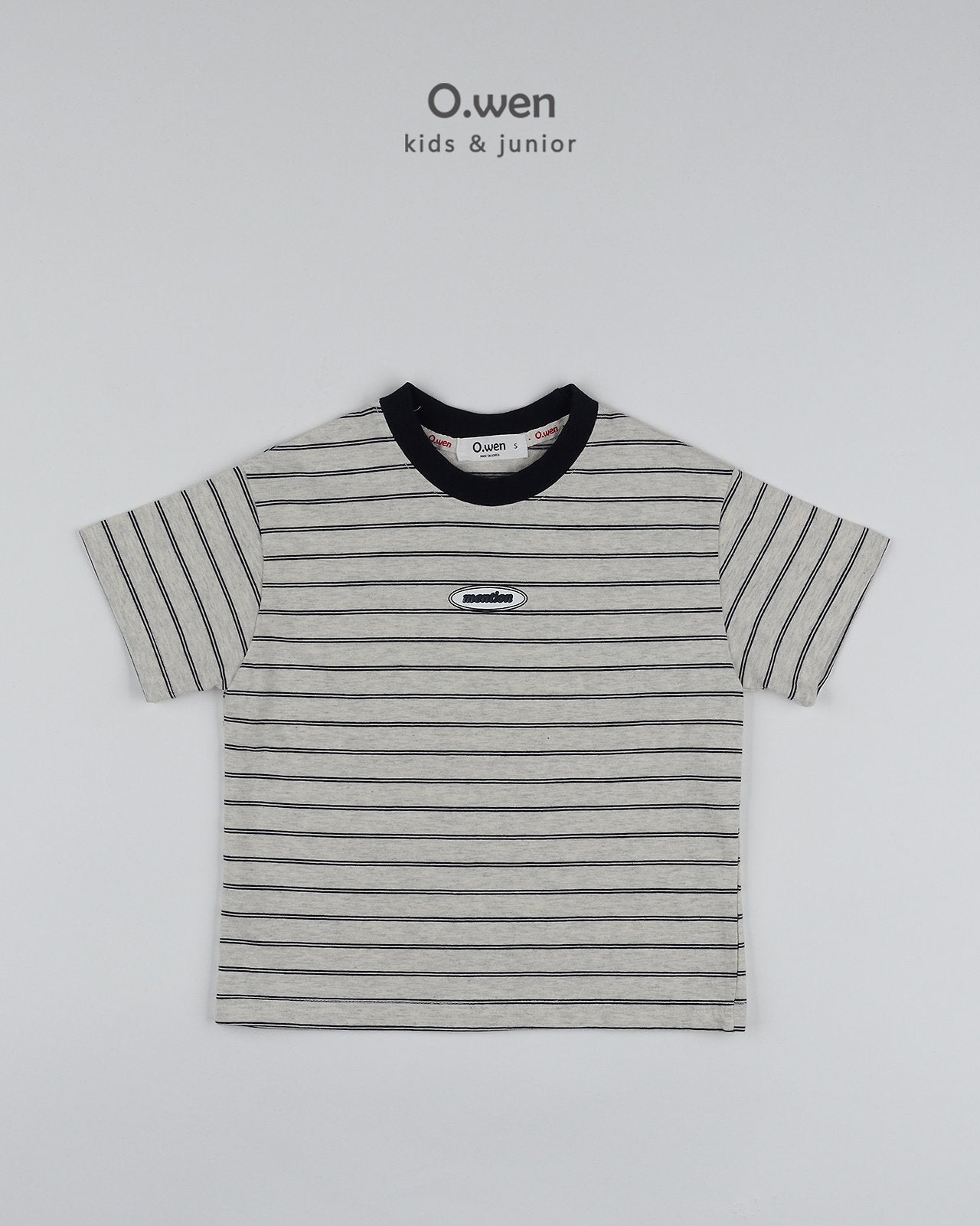 《予約》Mention Stripe Tee / O.wen