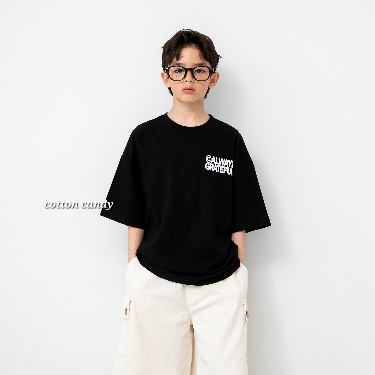 《予約》Square T-shirt / cotton candy