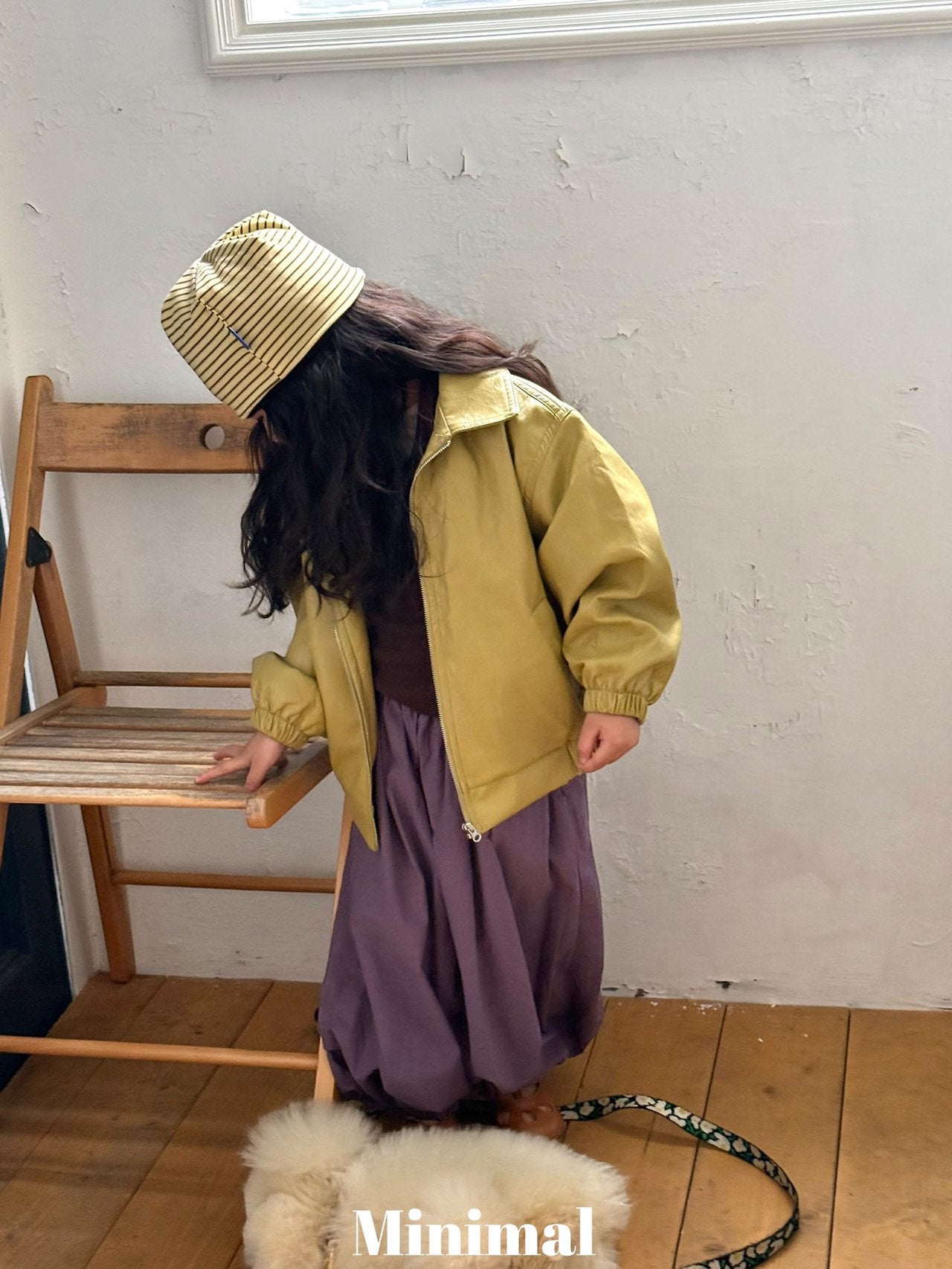《予約》Soft Leather Zip-Up Jacket / MINIMAL