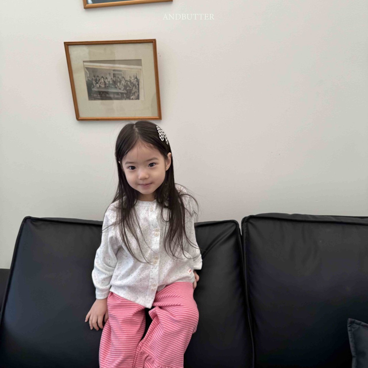 《予約》Round check pin（2set） / andbutter