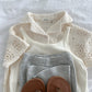《予約》Crochet Shirt / digreen