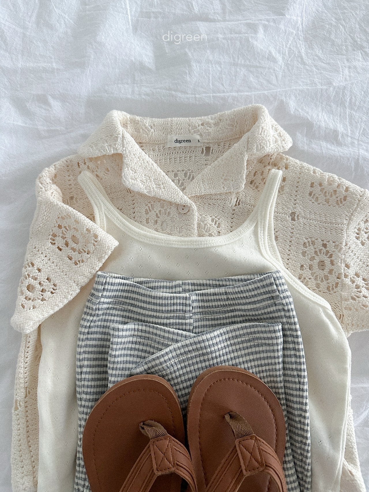 《予約》Crochet Shirt / digreen