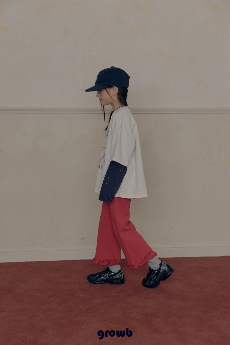 《予約》Siron Frill Rib Pants / GROWB