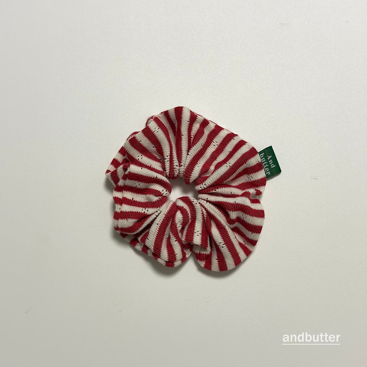 《予約》Tommy Stripe Scrunchie / ANDBUTTER