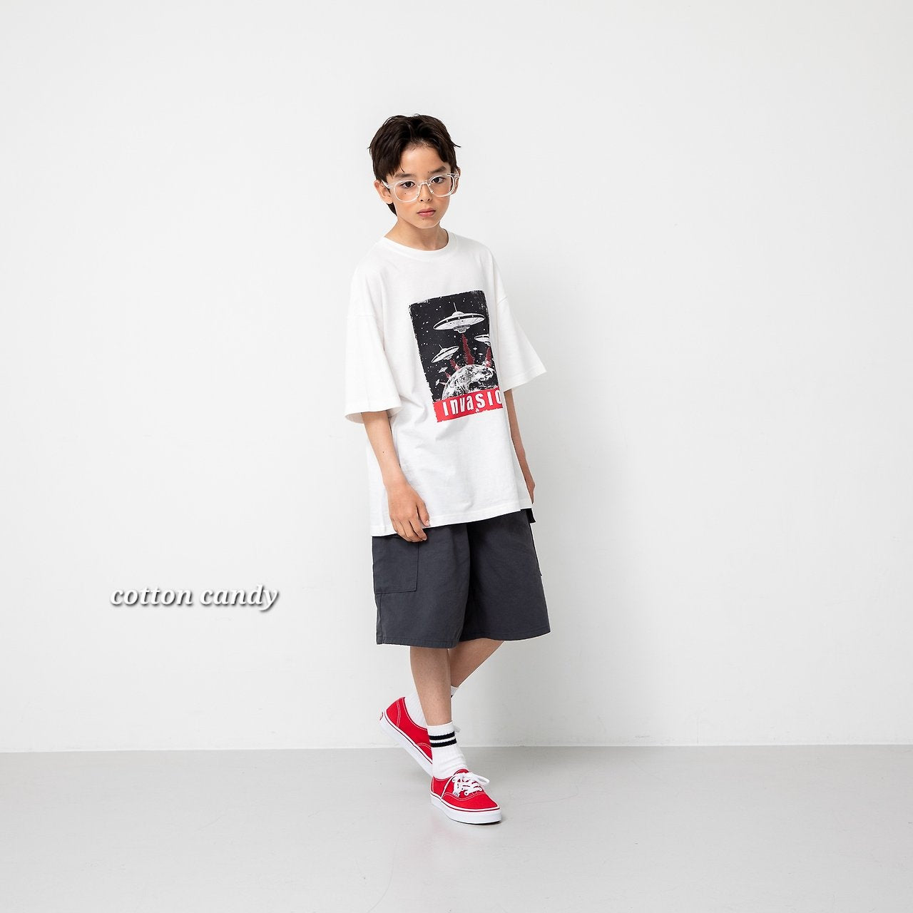《予約》Invasion T-shirt / cotton candy
