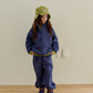 《予約》Fleece Button Tee / NAVI